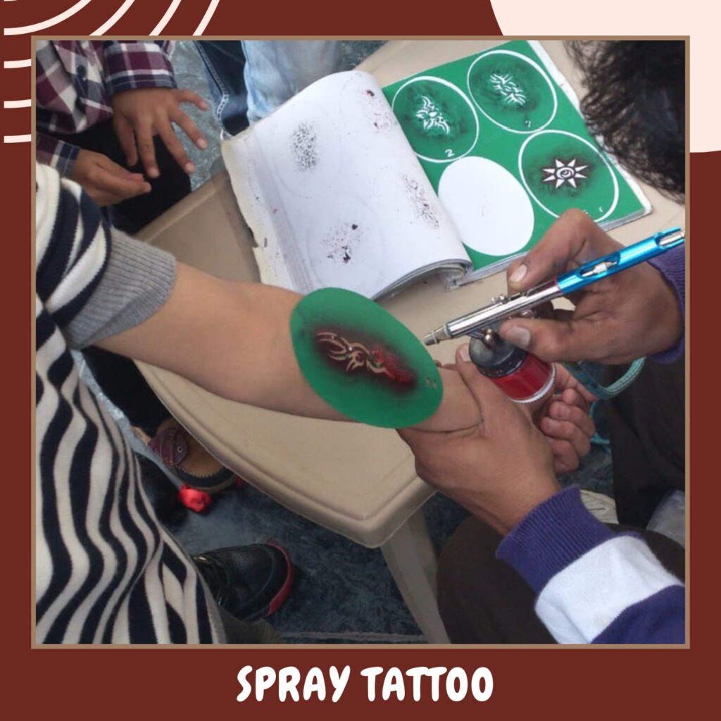 spray tattoo