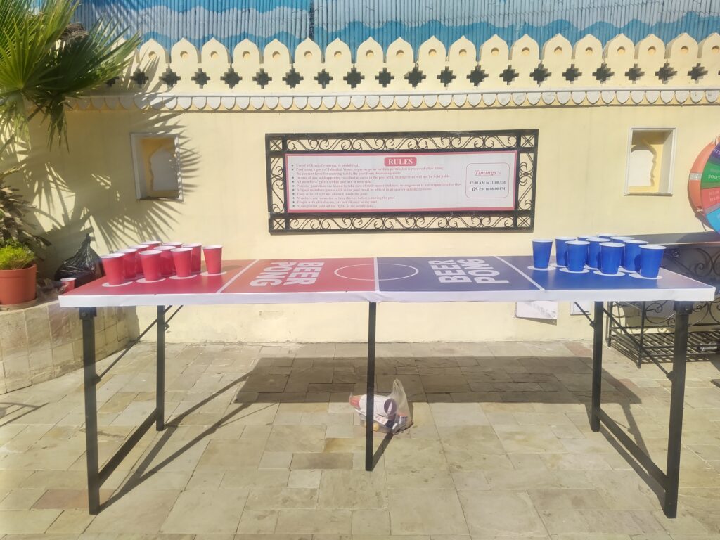 Beer Pong Table On Rent