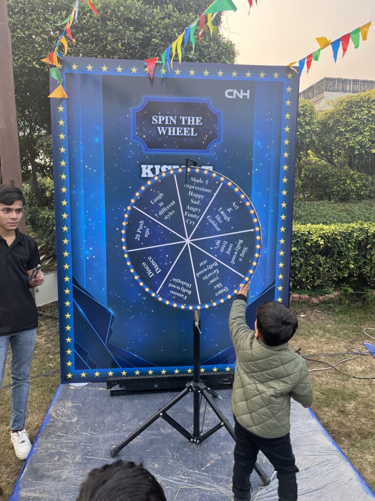 Spin The Wheel Game On Rent