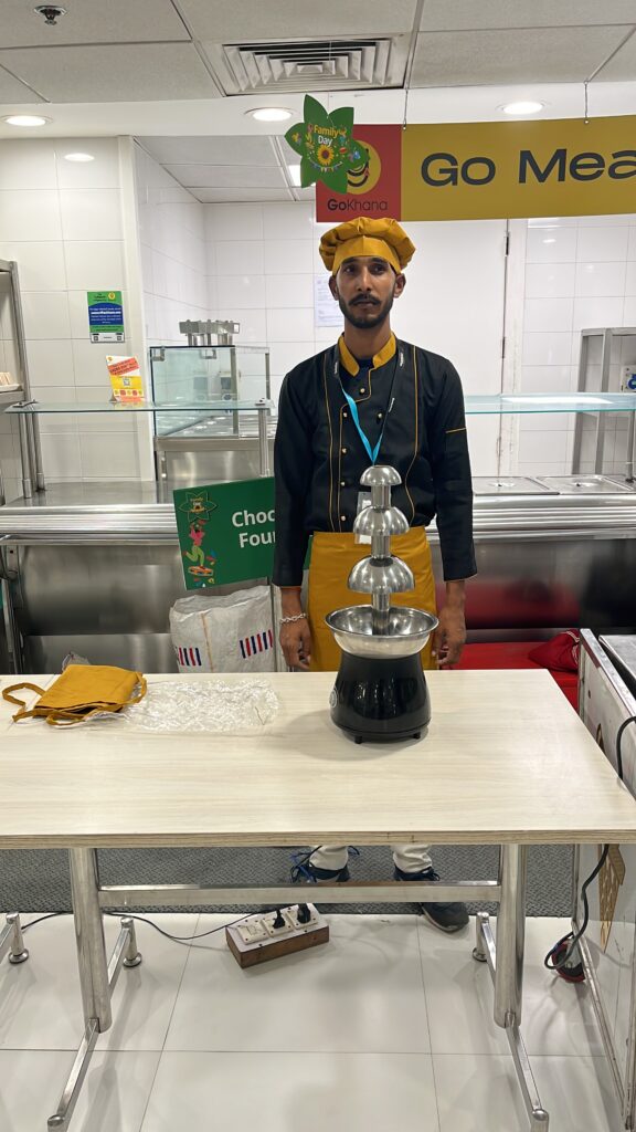 Chocolate Fountain Machine On Rent