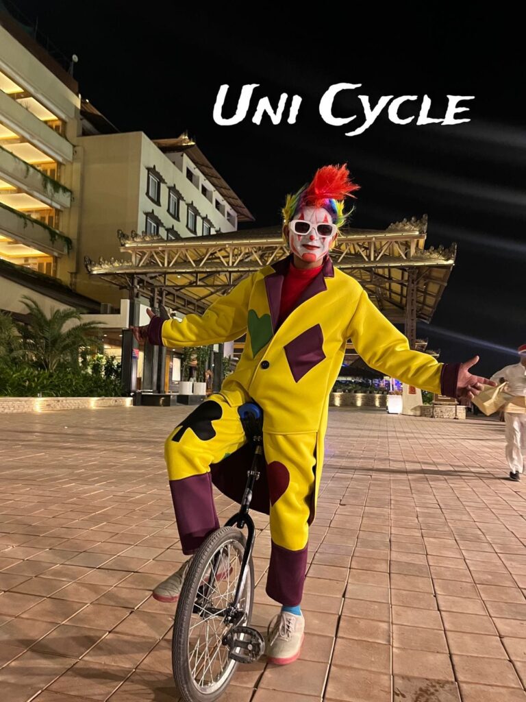 unicyclist on rent
