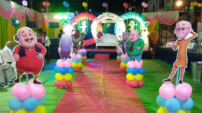 Motu Patlu Theme Birthday Party